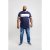 D555 Cullen T-shirt Navy - Koszulki - T-shirty meskie Duże Rozmiary - 2XL-14XL