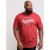 D555 Shelton T-shirt Red - Koszulki - T-shirty meskie Duże Rozmiary - 2XL-14XL