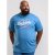 D555 Shelton T-shirt Blue - Koszulki - T-shirty meskie Duże Rozmiary - 2XL-14XL