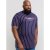 D555 Davis T-shirt Navy - Koszulki - T-shirty meskie Duże Rozmiary - 2XL-14XL