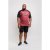 D555 Evans T-shirt Burgundy - Koszulki - T-shirty meskie Duże Rozmiary - 2XL-14XL