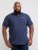 D555 Rogers Printed Polo Navy - Koszulki polo - Koszulki Polo 2XL-8XL