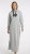 Nora Mikken MARI Maxi Hoodie Dress Grey - Bluzy & bluzy z kapturem - 