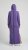 Nora Mikken MARI Maxi Hoodie Dress Purple - Bluzy & bluzy z kapturem - 