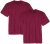 Adamo Marlon Comfort fit 2-pack T-shirt Blackberry - Koszulki - T-shirty meskie Duże Rozmiary - 2XL-14XL