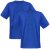 Adamo Marlon Comfort fit 2-pack T-shirt Royal Blue - Koszulki - T-shirty meskie Duże Rozmiary - 2XL-14XL