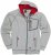 Adamo Michael Hoodie with Zipper Grey - Bluzy & bluzy z kapturem - Bluzy & Bluzy z kapturem 2XL-12XL