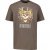 JP1880 T-Shirt Skull Print Guns N Roses Khaki - Koszulki - T-shirty meskie Duże Rozmiary - 2XL-14XL