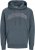 Jack & Jones CALEB Hoodie Blue - Bluzy & bluzy z kapturem - Bluzy & Bluzy z kapturem 2XL-12XL