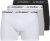 Jack & Jones Soho Solid Trunks 3-pack White/Grey/Black - Bielizna & stroje kąpielowe - Bielizna & Stroje kąpielowe 2XL-8XL