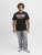 Jack & Jones Logo 2COL T-Shirt Black - Koszulki - T-shirty meskie Duże Rozmiary - 2XL-14XL