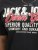 Jack & Jones Logo 2COL T-Shirt Black - Koszulki - T-shirty meskie Duże Rozmiary - 2XL-14XL