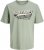 Jack & Jones Logo 2COL T-shirt Iceberg Green - Koszulki - T-shirty meskie Duże Rozmiary - 2XL-14XL