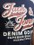 Jack & Jones Logo 2COL T-Shirt Blue - Koszulki - T-shirty meskie Duże Rozmiary - 2XL-14XL