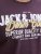 Jack & Jones Logo 2COL T-shirt Purple - Koszulki - T-shirty meskie Duże Rozmiary - 2XL-14XL