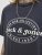 Jack & Jones Dover T-Shirt Short Sleeve Black - Koszulki - T-shirty meskie Duże Rozmiary - 2XL-14XL