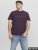 Jack & Jones STAR T-Shirt Purple - Koszulki - T-shirty meskie Duże Rozmiary - 2XL-14XL