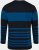 JP1880 Pyjamas Two-piece Long Sleeve with Stripes Blue - Bielizna & stroje kąpielowe - Bielizna & Stroje kąpielowe 2XL-8XL