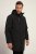 JP1880 Warm Parka with Wind Cuffs Black - Kurtki Męskie Duże Rozmiary - Kurtki Duże rozmiary 2XL-8XL
