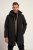 JP1880 Warm Parka with Wind Cuffs Black - Kurtki Męskie Duże Rozmiary - Kurtki Duże rozmiary 2XL-8XL