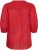 Kaffe Curve Karlia 3/4 Sleeve Blouse Red - Bluzki - 