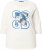 Ulla Popken Photo Graphic 3/4 Sleeve Tee Pearl White - Koszulki z nadrukiem dla kobiet - 