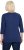 Ulla Popken Decorative Plant 3/4 Sleeve T-Shirt Ink Blue - Koszulki z nadrukiem dla kobiet - 