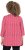 Ulla Popken Minimalist Ho Ho Ho Print 3/4 Sleeve Tee Salsa Red - Koszulki z nadrukiem dla kobiet - 
