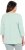 Ulla Popken Metallic Lettering 3/4 Sleeve Tee Mint Green - Koszulki z nadrukiem dla kobiet - 