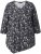 Ulla Popken Asymmetric Cowboy Boot Print Tee Black - Koszulki z nadrukiem dla kobiet - 