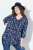 Ulla Popken Asymmetric Cowboy Boot Print Tee Dark Blue - Koszulki z nadrukiem dla kobiet - T-shirty z nadrukiem dla kobiet