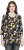 Ulla Popken Graphic Print 3/4 Sleeve Tee Black - Koszulki z nadrukiem dla kobiet - 