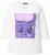 Ulla Popken Fashion Graphic T-Shirt Off-White - Koszulki z nadrukiem dla kobiet - 