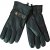 JP1880 Gloves Leather Warm Lining Black - Akcesoria - 