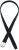 Ulla Popken Elastic Belt Black - Paski damskie - 
