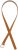 Ulla Popken Soft Suede Belt Brown - Paski damskie - 