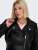 Only Carmakoma Emmy Biker Jacket Black - Kurtki skórzane - 