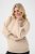Kaffe Curve Lizzy Sweter z długim rękawem Beżowy - Swetry & dzianina - 