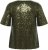 Kaffe Curve Mirana Sequin Blouse Ivy Green - Bluzki - 