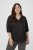 Kaffe Curve Ada Blouse Black - Bluzki - 