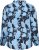 Kaffe Curve Sasja Bluzka z długim rękawem Blue Snake Flower - Bluzki & koszule - 