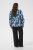 Kaffe Curve Sasja Bluzka z długim rękawem Blue Snake Flower - Bluzki & koszule - 