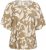 Kaffe Curve Marla Blouse Oak Chalk Leaf - Bluzki - 