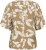 Kaffe Curve Marla Blouse Oak Chalk Leaf - Bluzki - 