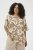 Kaffe Curve Marla Blouse Oak Chalk Leaf - Bluzki - 
