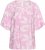 Kaffe Curve Marla Blouse Pink Frosting Chalk Leaf - Bluzki - 