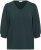 Kaffe Curve Pippi Blouse 3/4 Sleeve Magical Forest Green - Bluzki & koszule - 