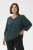 Kaffe Curve Pippi Blouse 3/4 Sleeve Magical Forest Green - Bluzki & koszule - 