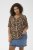 Kaffe Curve Ami Short Sleeve Blouse Printed Leopard - Bluzki & koszule - 