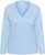Kaffe Curve Jilanda V-Neck Pullover Blue - Swetry & dzianina - 